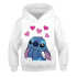 Stitch hoodie - wit